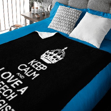 Discover Keep Calm And Love A Speech Pathologist Baby Blankets