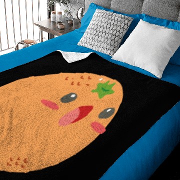 Discover Orange Fruit Image Baby Blankets