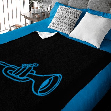 Discover Jazz trumpet Baby Blankets
