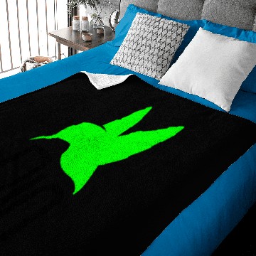 Discover Hummingbird logo Baby Blankets