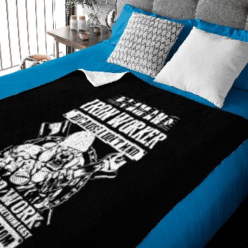 Discover Ironworker Hard Work Baby Blankets