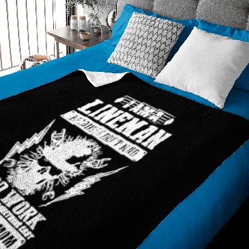 Discover I Am A Lineman Not Easy Baby Blankets