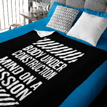 Discover Body Under Construction Baby Blankets