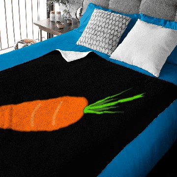 Discover carrot karotte moehre ruebe veggie vegetable Baby Blankets