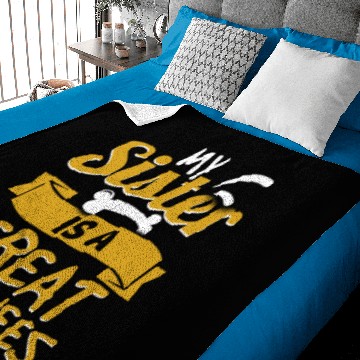 Discover My Sister Is A Great Pyrenees Baby Blankets