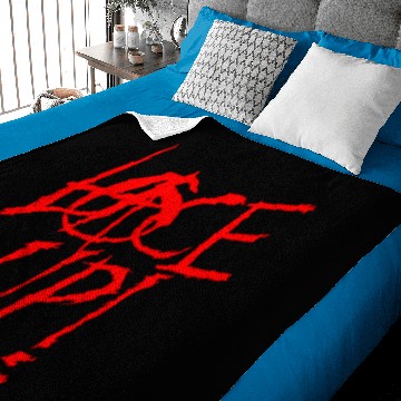 Discover Red Circle Lace Up Baby Blankets