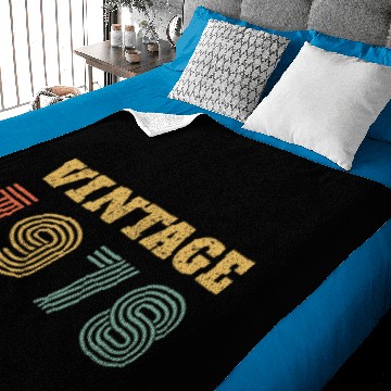 Discover 40th Birthday Gift Vintage 1978 Year Baby Blankets