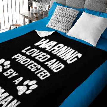 Discover Loved And Protected By A Doberman Baby Blankets