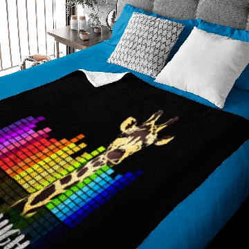 Discover giraffe high level music tranquilizer disco gamer Baby Blankets