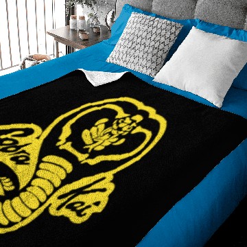 Discover Cobra Kai Classic Yellow Baby Blankets