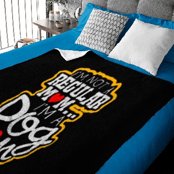 Discover Dog Mom Dark Heather Baby Blankets