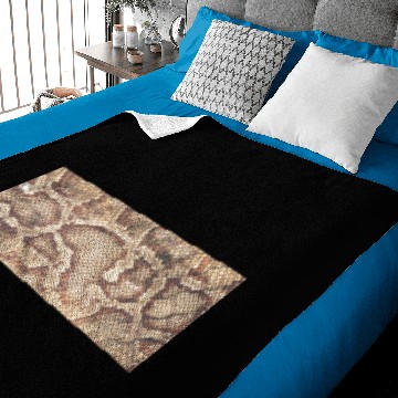 Discover Snakeskin Box Logo Baby Blankets