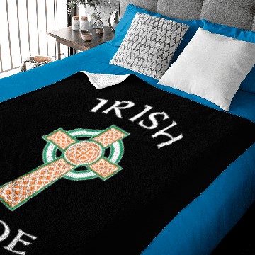 Discover Ireland Love Irish Pride Celtic Cross Proud Gift Baby Blankets