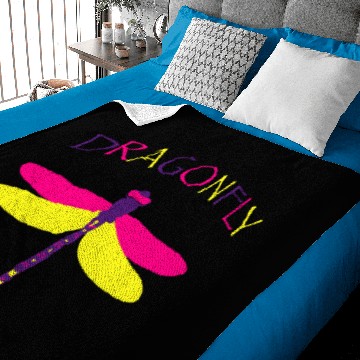 Discover Colorful Dragonfly Baby Blankets