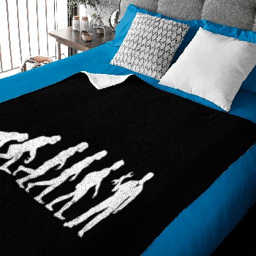 Discover Funny Evolution Mechanic Baby Blankets