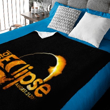 Discover Total Solar Eclipse Summer August 21st 2017 Baby Blankets