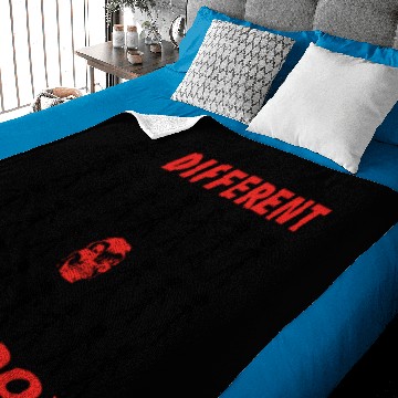 Discover BE DIFFERENT anders king cool skull totenkopf bone Baby Blankets