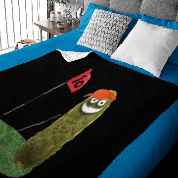 Discover Golf Putting Pickle Baby Blankets