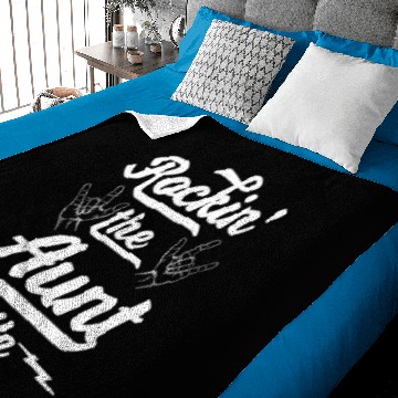 Discover Rockin' The Aunt Life Baby Blankets