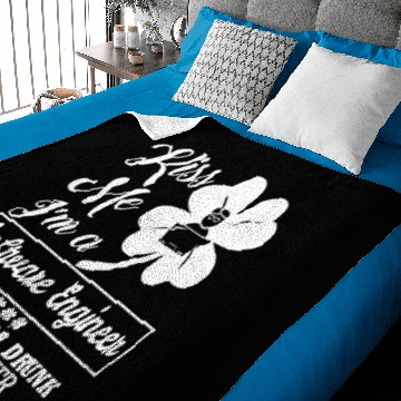 Discover Kiss Me Im Software Engineer Irish Drunk Whatever Baby Blankets