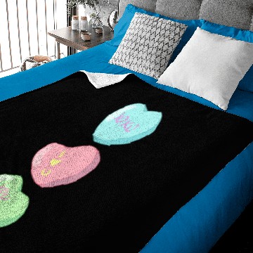 Discover Stack 'em Candy Hearts Baby Blankets