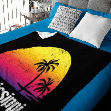 Discover Summer Vacation Mississippi Baby Blankets