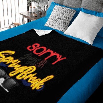 Discover Guys im on Spring Break Baby Blankets