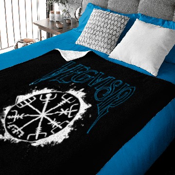 Discover Viking compass Pathfinder Baby Blankets
