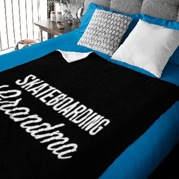 Discover Skateboarding Grandma Baby Blankets