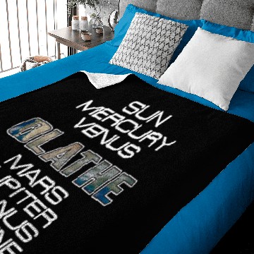 Discover Solar System Planet Earth Olathe Gift Baby Blankets