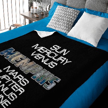 Discover Solar System Planet Earth Memphis Gift Baby Blankets