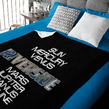 Discover Solar System Planet Earth Riverside Gift Baby Blankets
