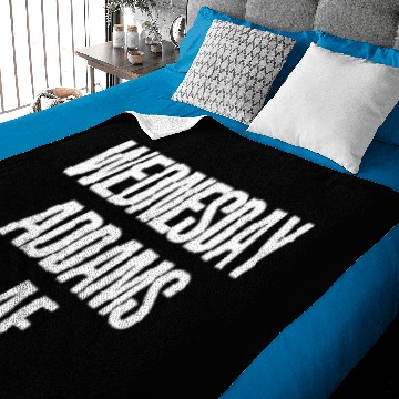 Discover Wednesday Addams AF Baby Blankets