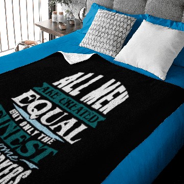 Discover metalworker men work metal gift idea company Baby Blankets