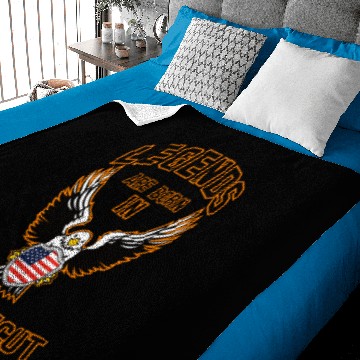 Discover Legends are born in Connecticut Baby Blankets