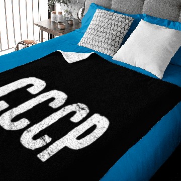 Discover CCCP - Distressed Soviet Union Text Baby Blankets