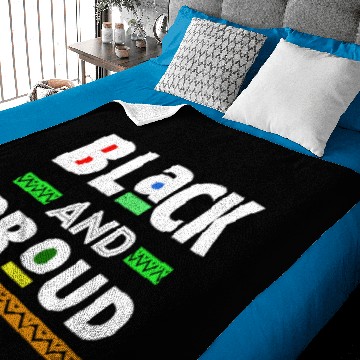 Discover Black And Proud Melanin Baby Blankets