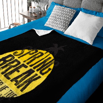 Discover SPRING BREAK IS ON Baby Blankets
