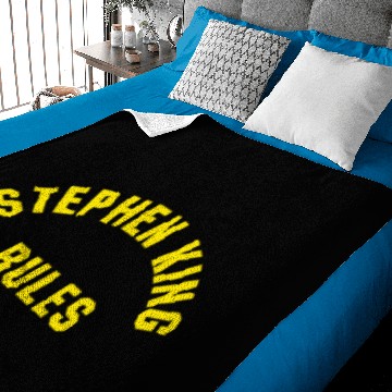Discover Stephen King Rules Baby Blankets