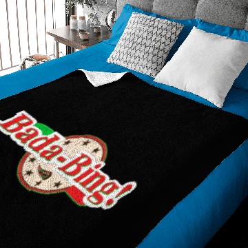Discover Bada Bing Pizza Baby Blankets