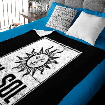 Discover El Sol | Loteria Mexican Tarot Card Baby Blankets