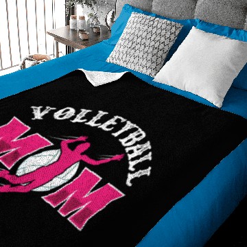 Discover Volleyball Mom Baby Blankets