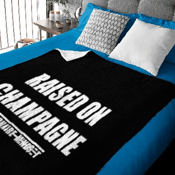 Discover RAISED ON CHAMPAGNE Baby Blankets