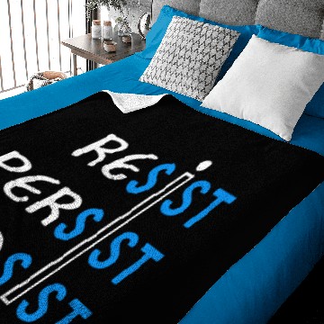 Discover RESIST PERSIST INSIST Baby Blankets