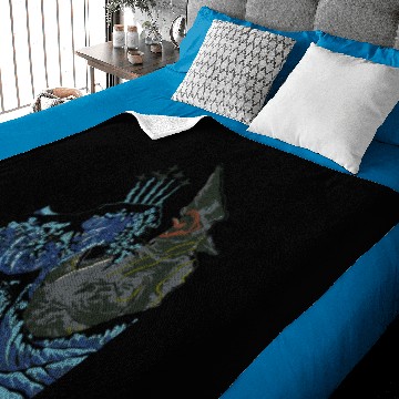 Discover Kaiju Wave Baby Blankets