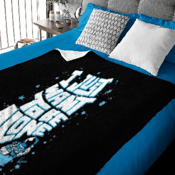 Discover Lonely Astronaut Baby Blankets