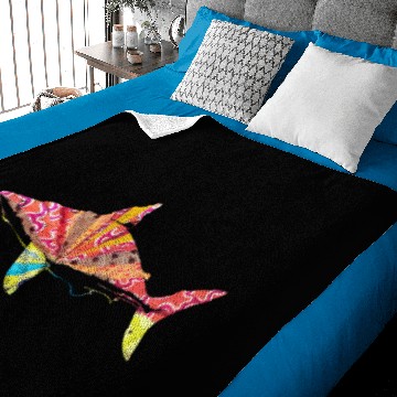Discover artTS collage art zone shark multi Baby Blankets