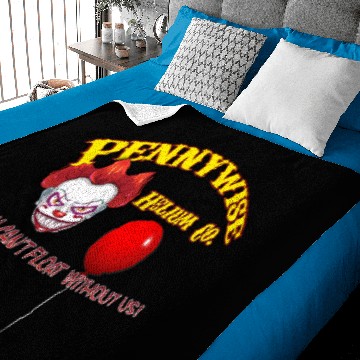 Discover Pennywise Helium Company Baby Blankets