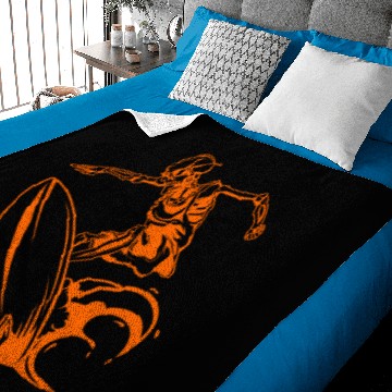 Discover Surfing Skeleton 2a Baby Blankets