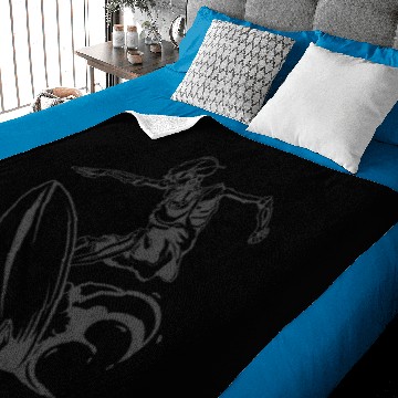 Discover Surfing Skeleton 2 Baby Blankets